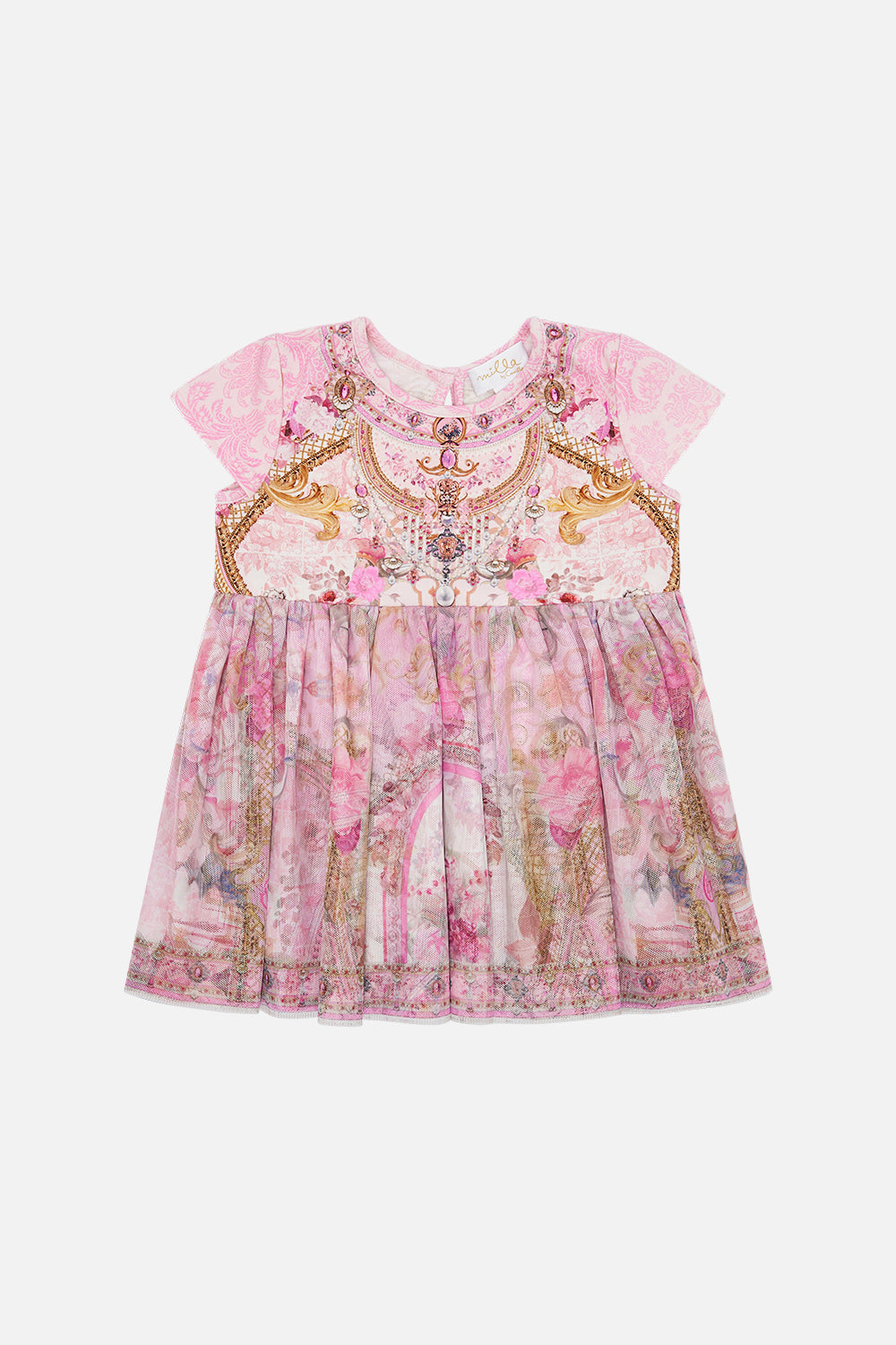 MILLA BY CAMILLA tulle dress in Fresco Fairytale print