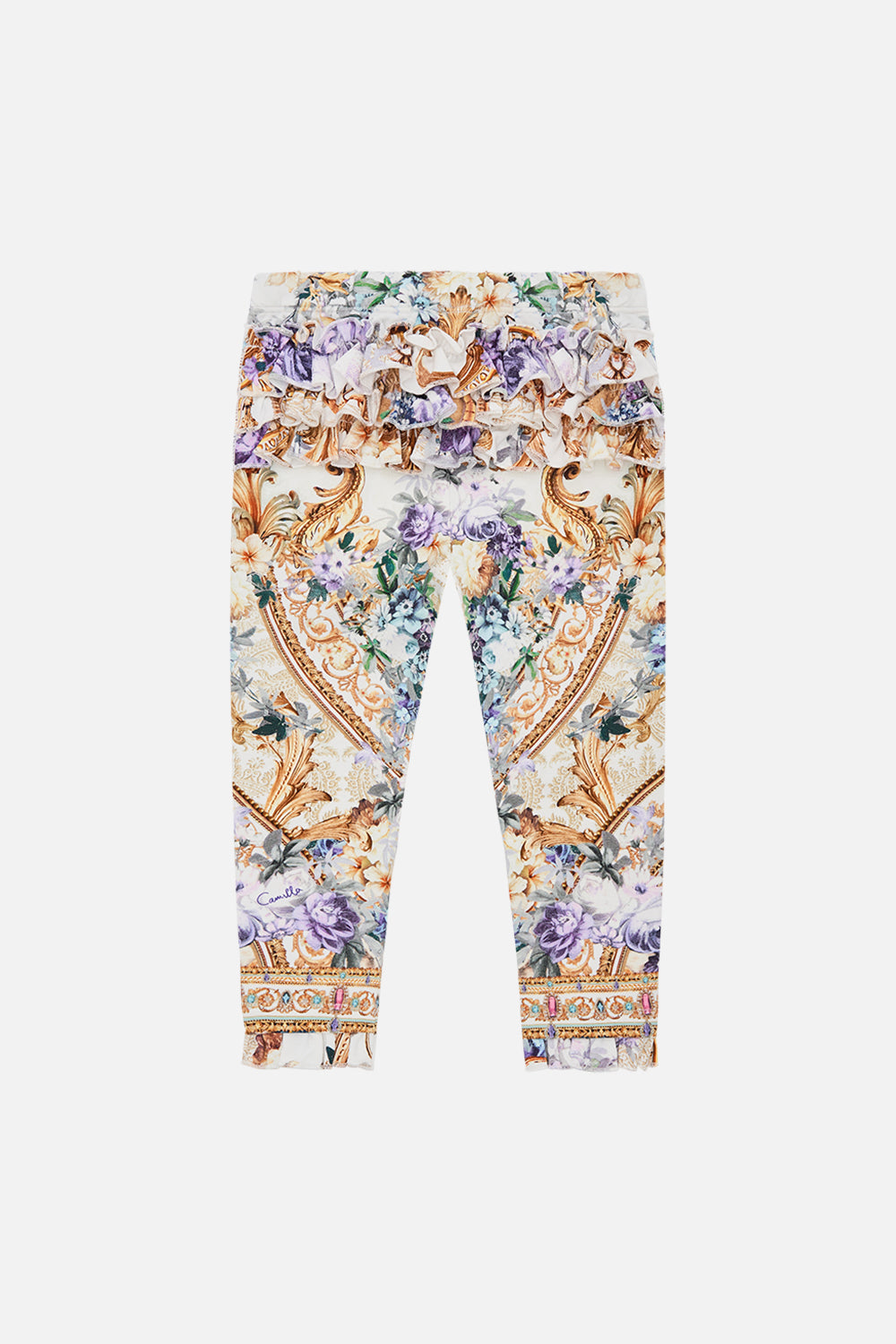 Product view of Milla By CAMILLA babies leggings in Palazzo Play Date print