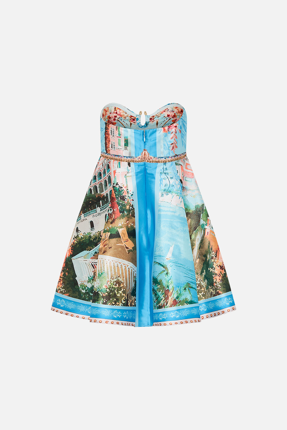 TAFFETA STRAPLESS SHORT DRESS FROM SORRENTO WITH LOVE