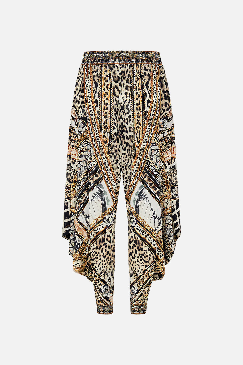 Back product view CAMILLA luxury jersey pant in Mosaic Muse 