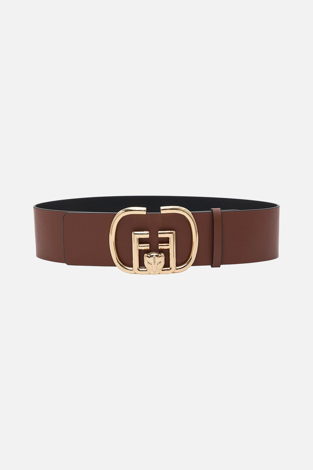 Product view of CAMILLA designer leather belt 