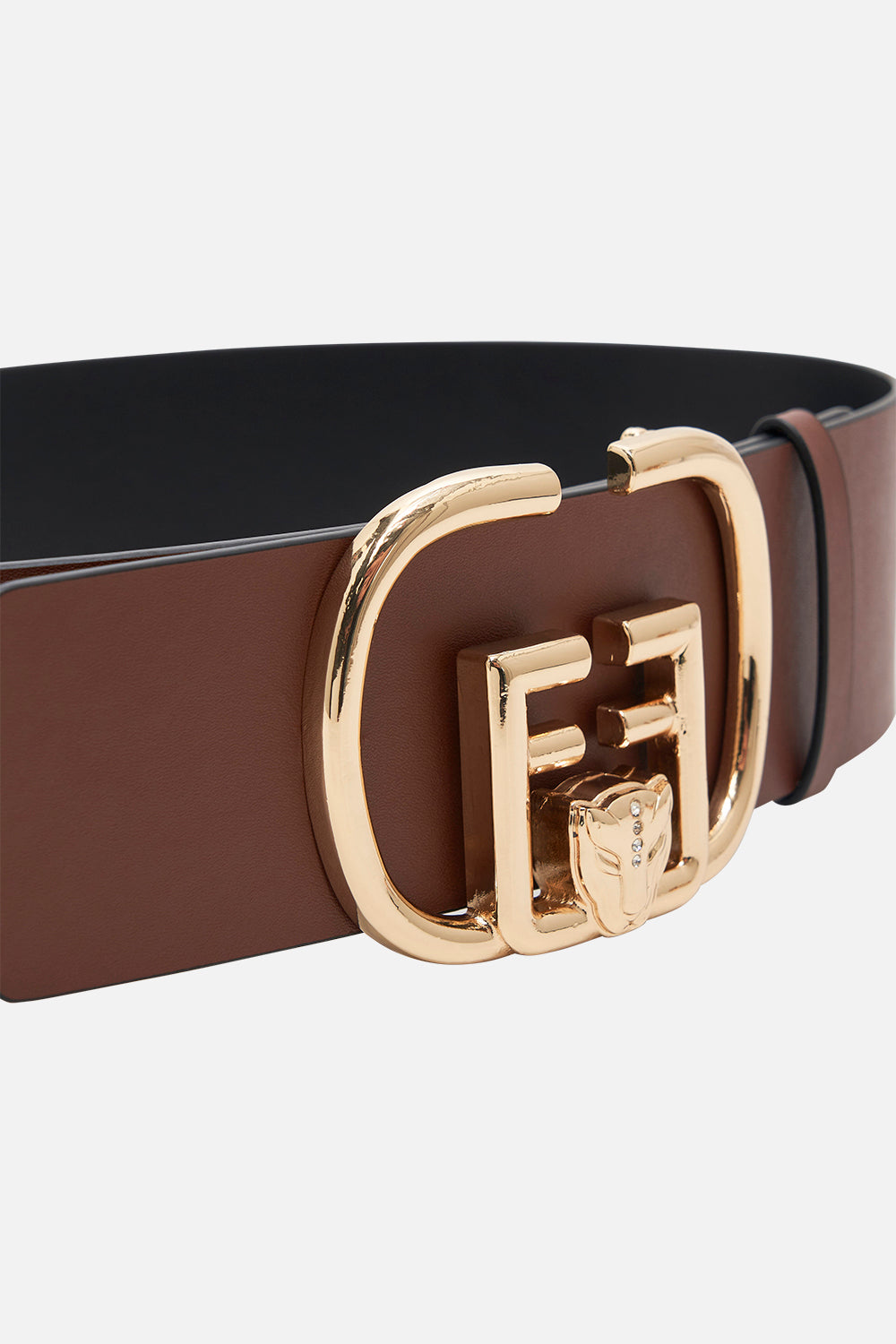 Product view of CAMILLA designer leather belt 