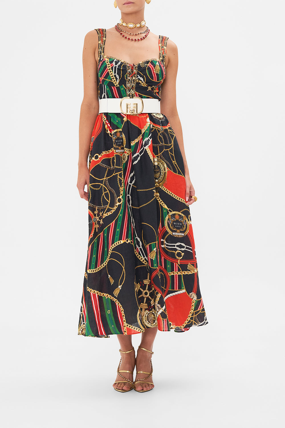 Product view of CAMILLA reversible leather belt 