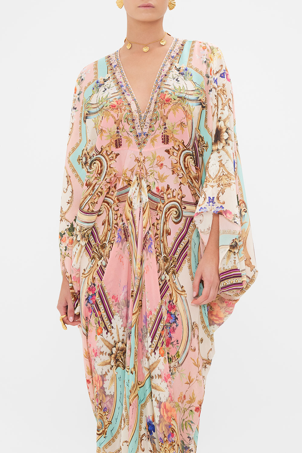 T SHAPE LONG KAFTAN LETTERS FROM THE PINK ROOM
