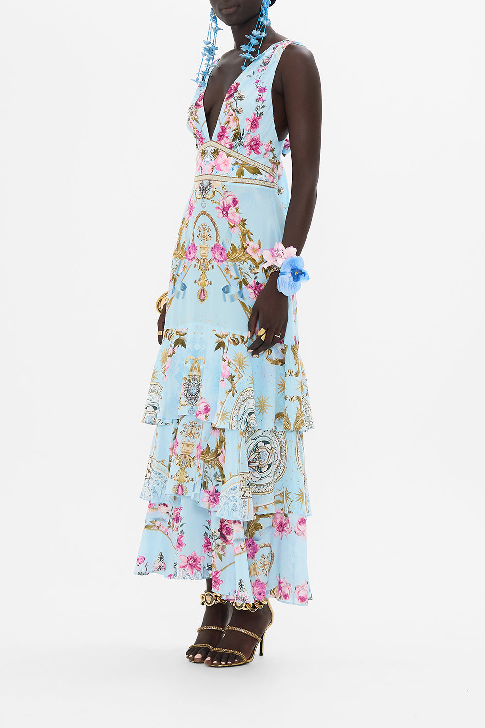 CAMILLA floral print dress in Down The Garden Path print