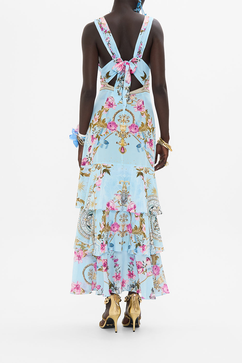 CAMILLA floral print dress in Down The Garden Path print