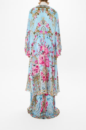 CAMILLA silk slip dress in Down The Garden Path print