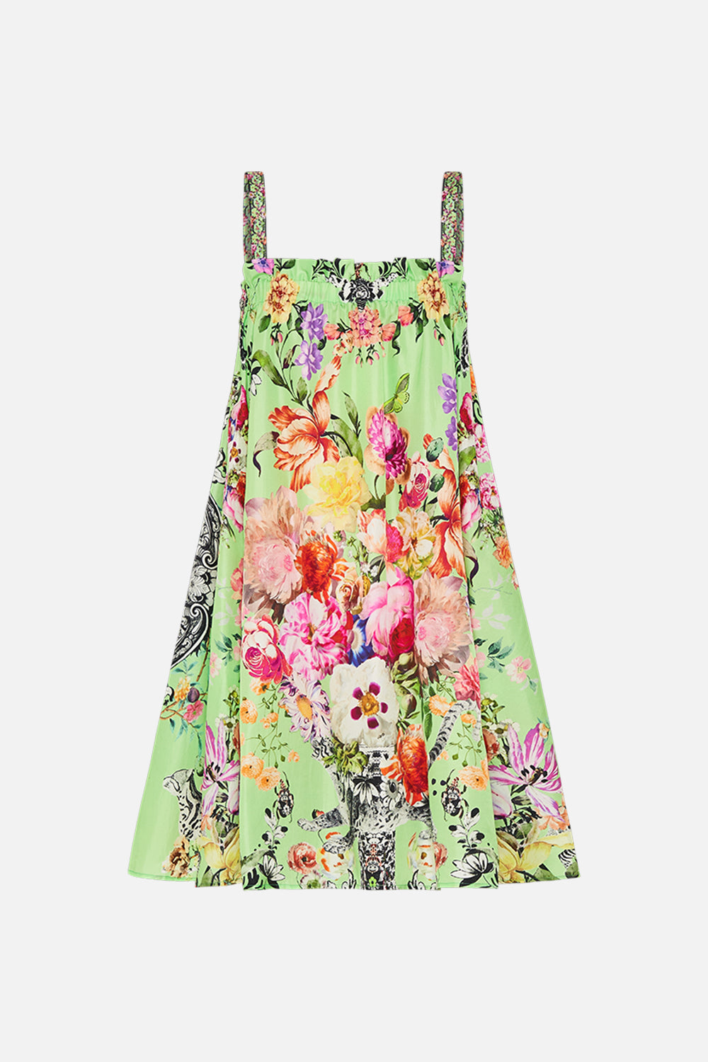 CAMILLA mini sundress in Porcelain Dream print