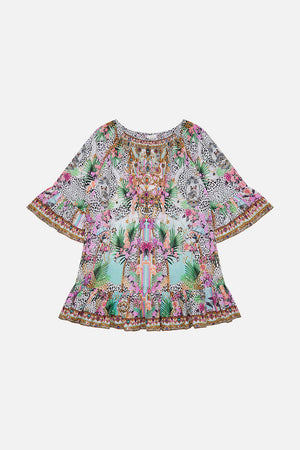 Product view of MILLA BY CAMILLA kids frill dress in Dear Amore Mio print