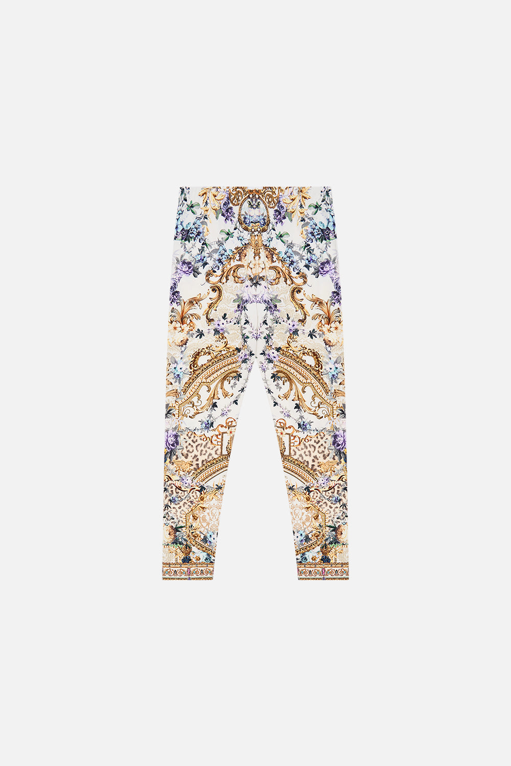 Product view of Milla By CAMILLA kids leggings in Palazzo playdate print 