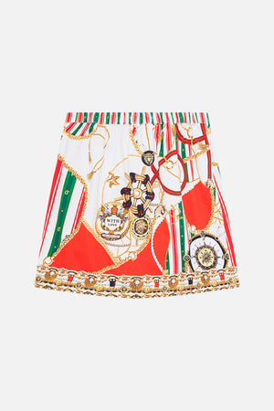 Product view of Milla by CAMILLA kids mini skirt in Saluti Summertime print
