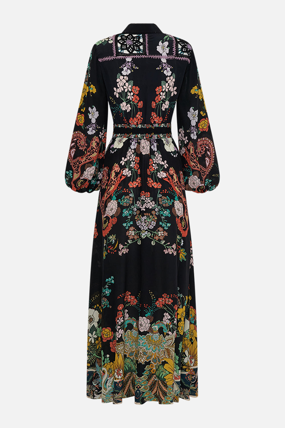 CAMILLA maxi dress in We Wore Folklore print