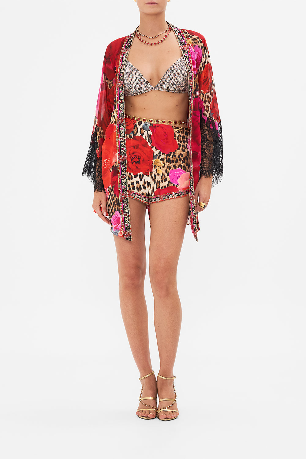 CRYSTAL EMBELLISHED BRA HEART LIKE A WILDFLOWER