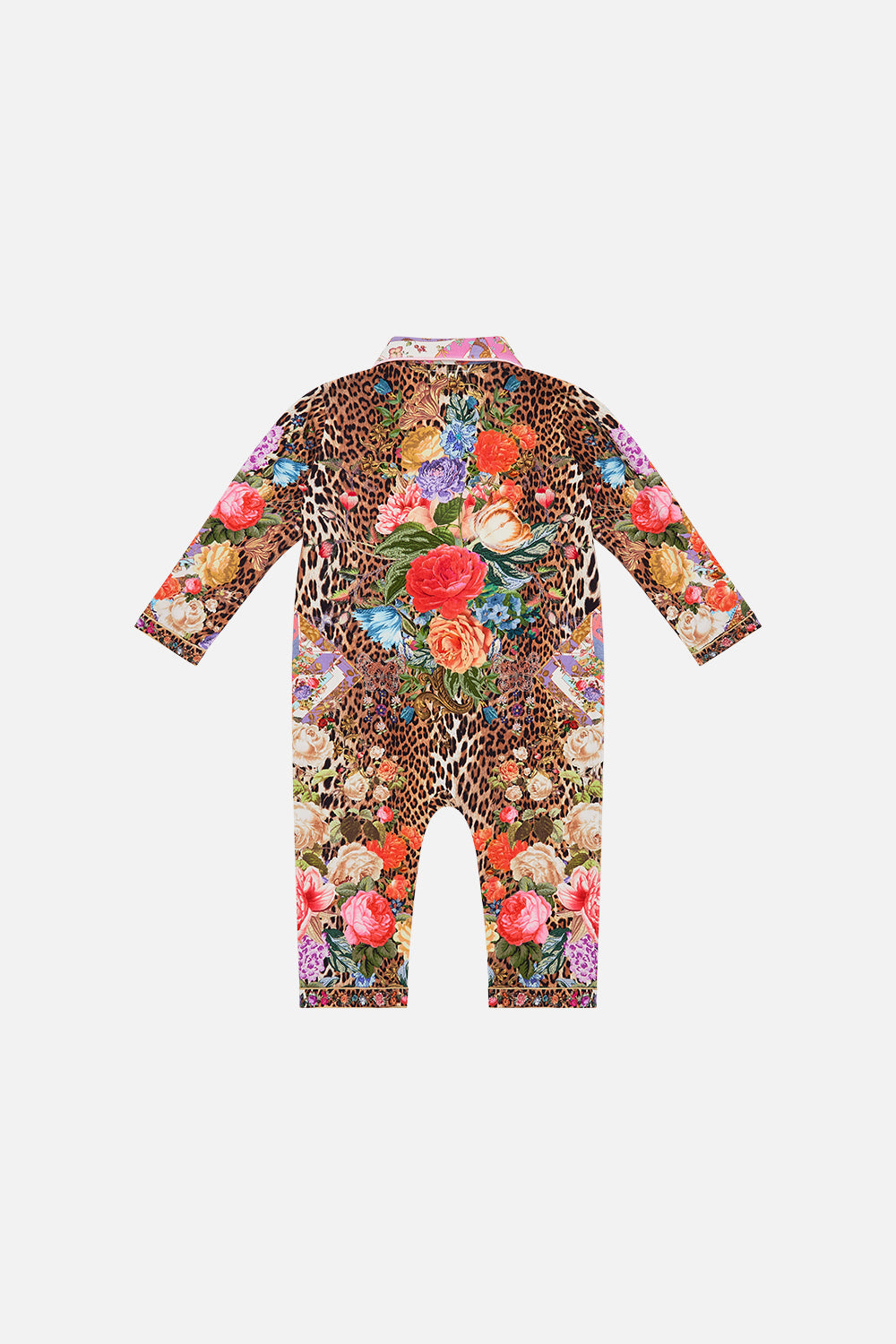 Milla by CAMILLA floral babies romper with collar in Heirloom Anthem
