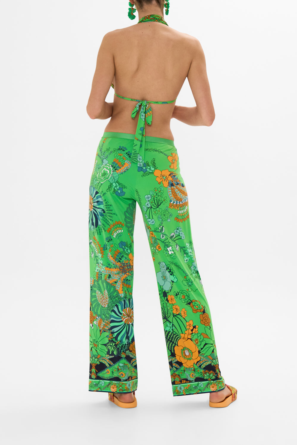 CAMILLA green coverup pants in Good Vibes Generation
