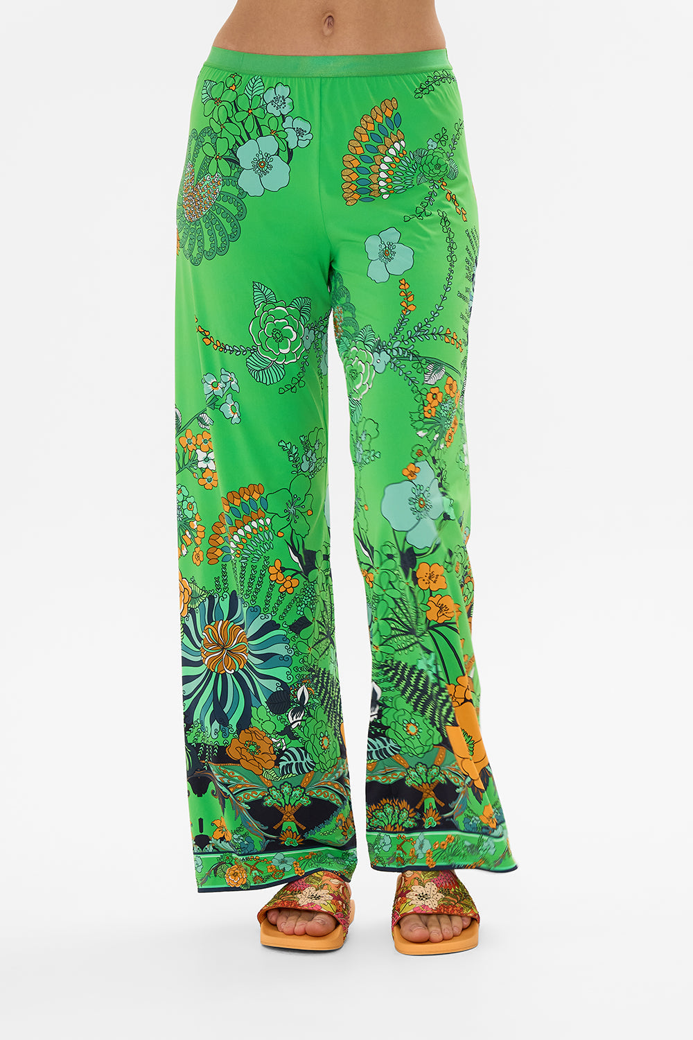 CAMILLA green coverup pants in Good Vibes Generation