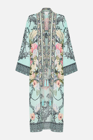 CAMILLA silk kimono layer in Petal Promiseland print