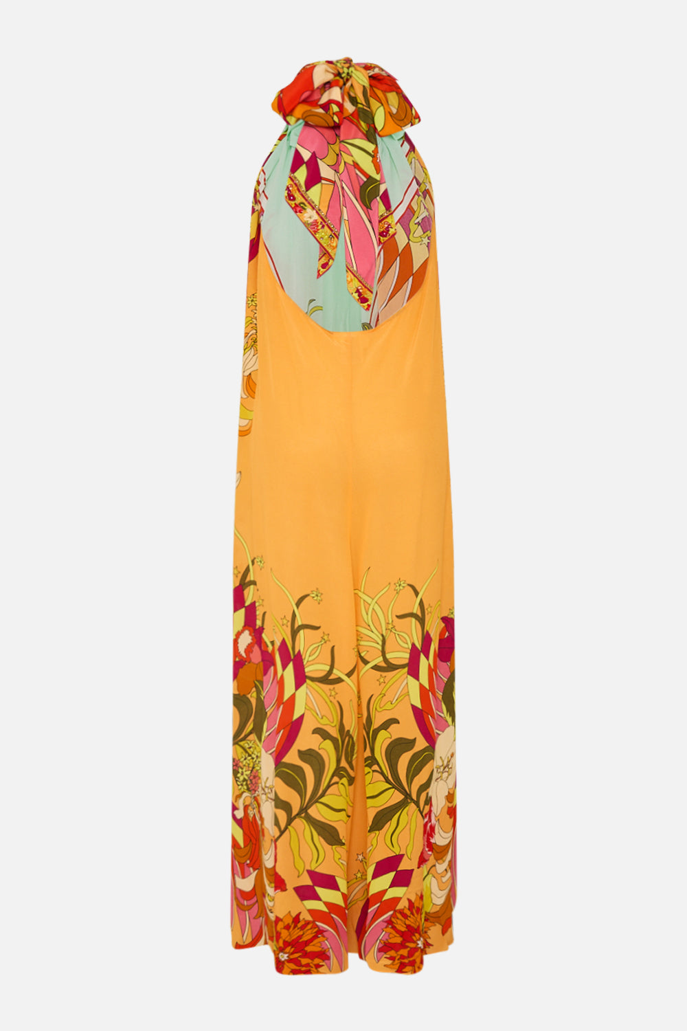 CAMILLA Floral Button Front Opening Dress in The Flower Child Society