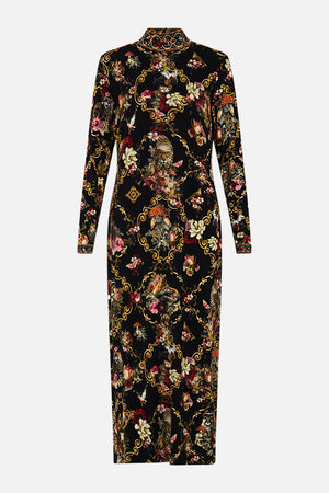 TURTLENECK JERSEY DRESS TOLD IN THE TAPESTRY