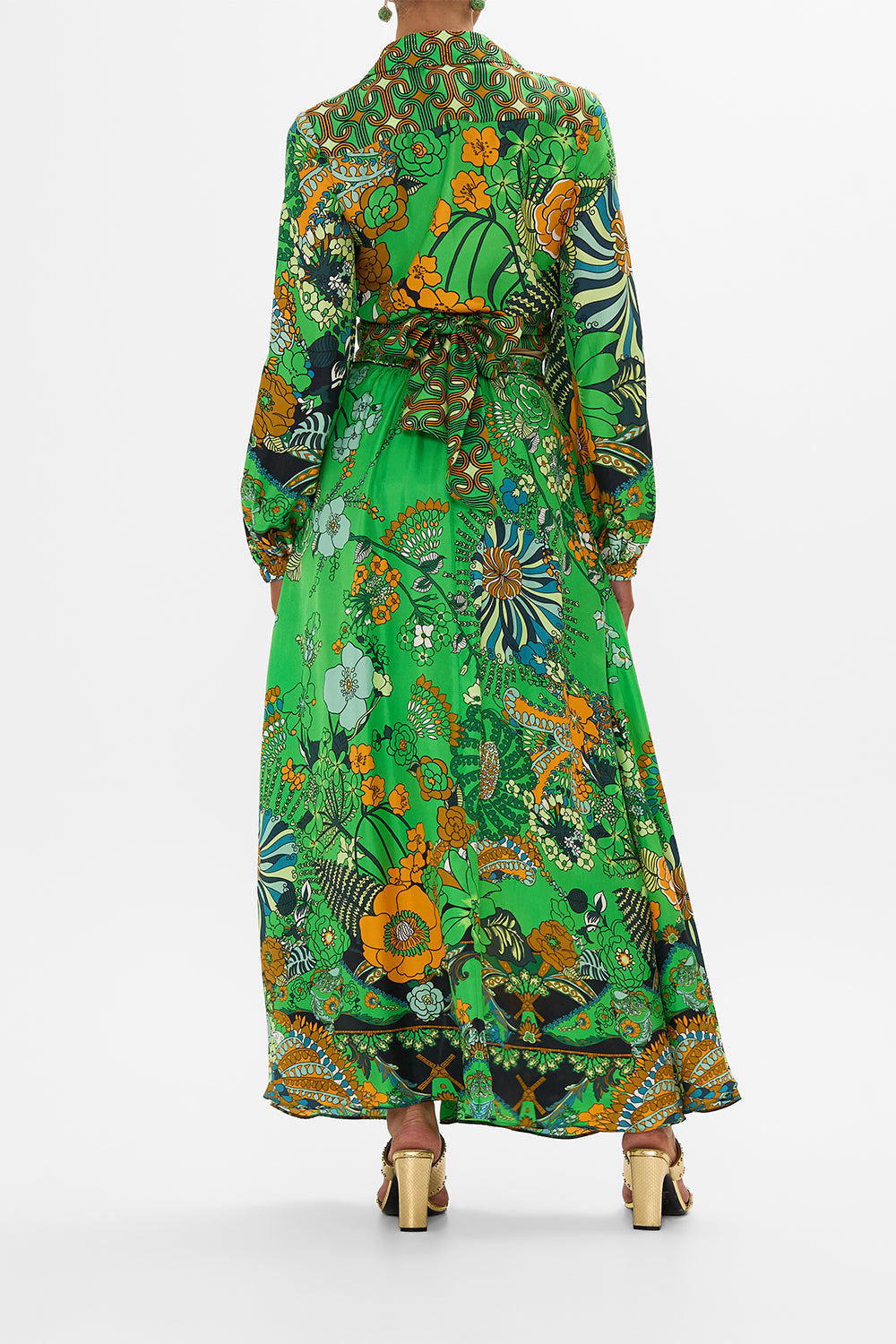 CROPPED WRAP SHIRT GOOD VIBES GENERATION