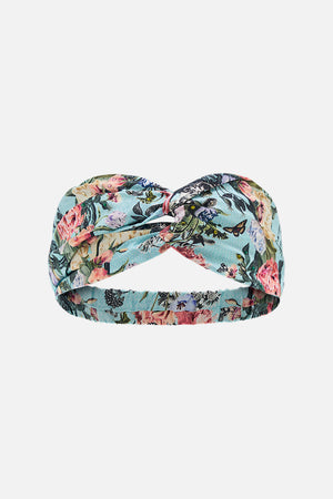 CAMILLA silk headband in Petal Promiseland print