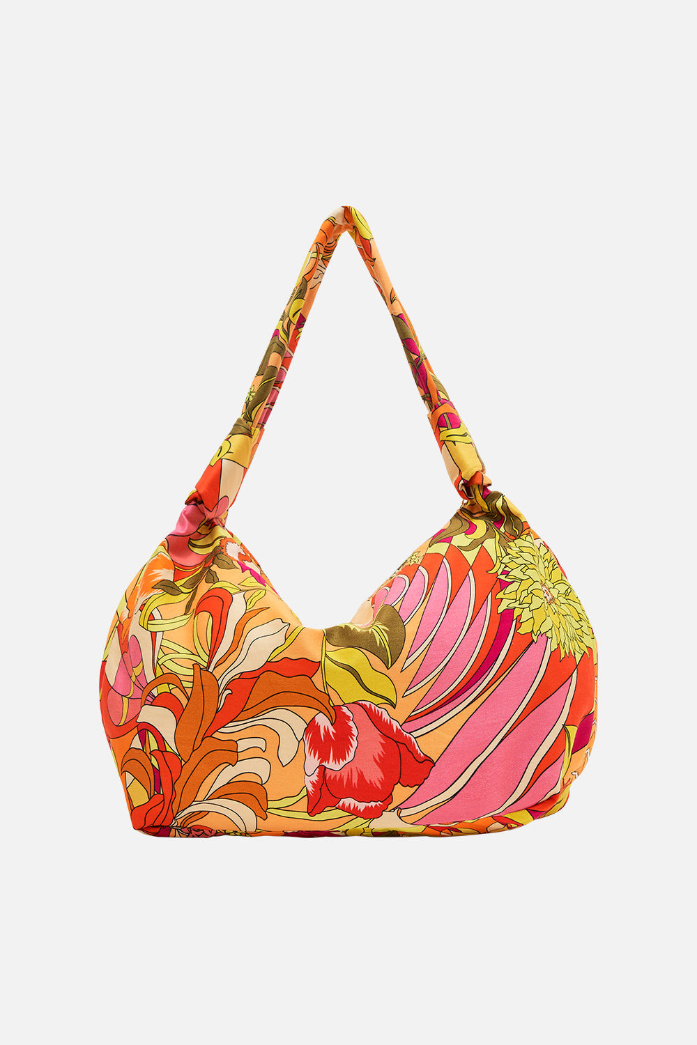 CAMILLA floral slouch shoulder bag in The Flower Child Society
