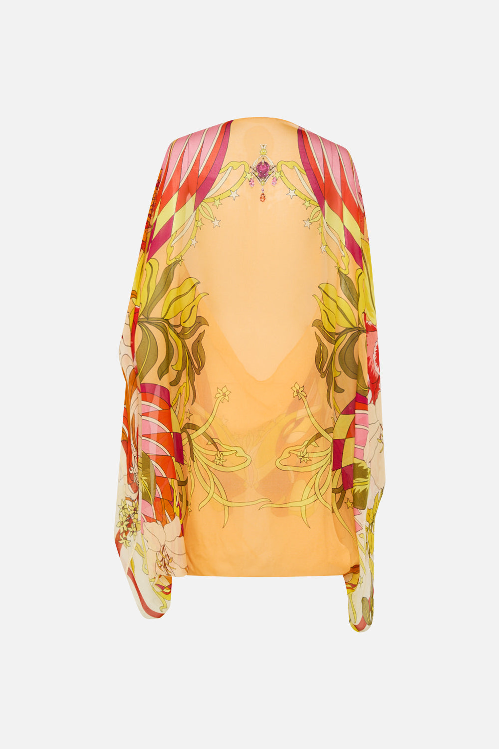 CAMILLA floral silk shrug in The Flower Child Society