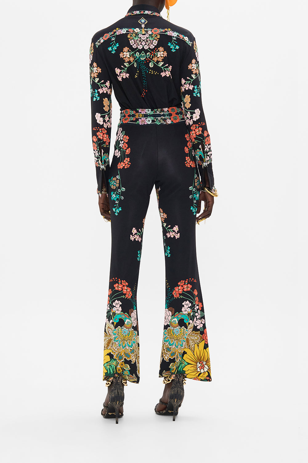 CAMILLA jersey pants in We Wore Folklore print