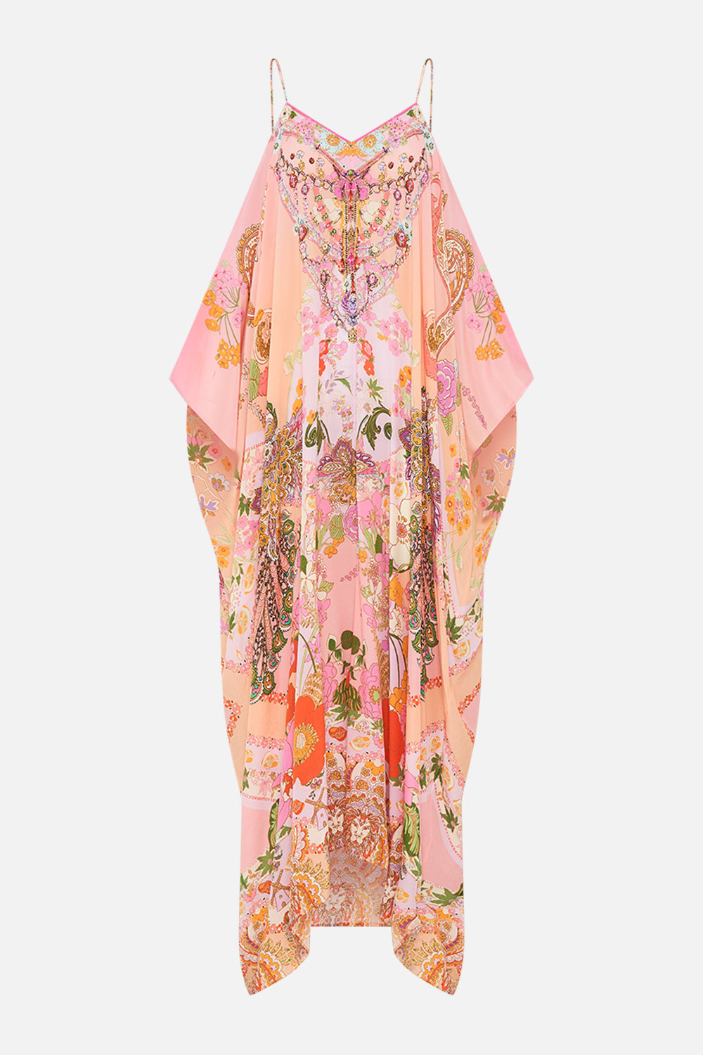 CAMILLA kaftan in Clever Clogs print