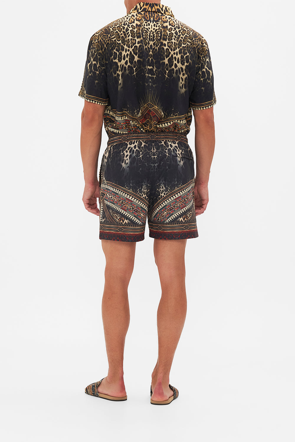 Hotel Franks By CAMILLA Mid Length Boardshort in Pretty Fly for The Sinai Print. 