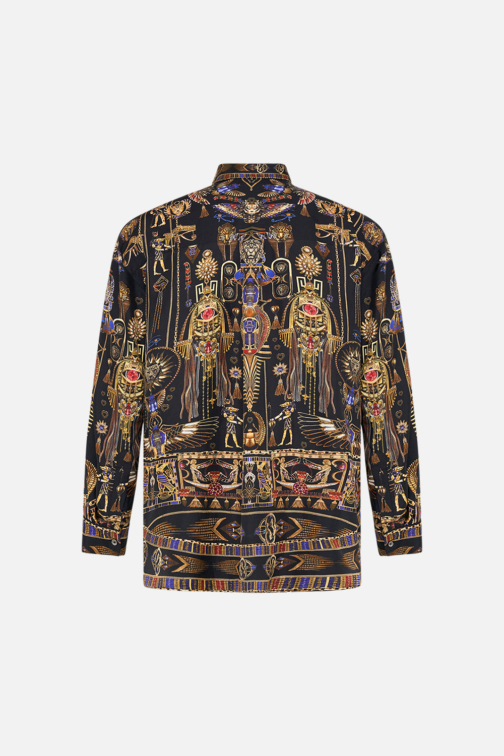 Hotel Franks By CAMILLA Oversized Shirt in Cartouche Kingdom print. 