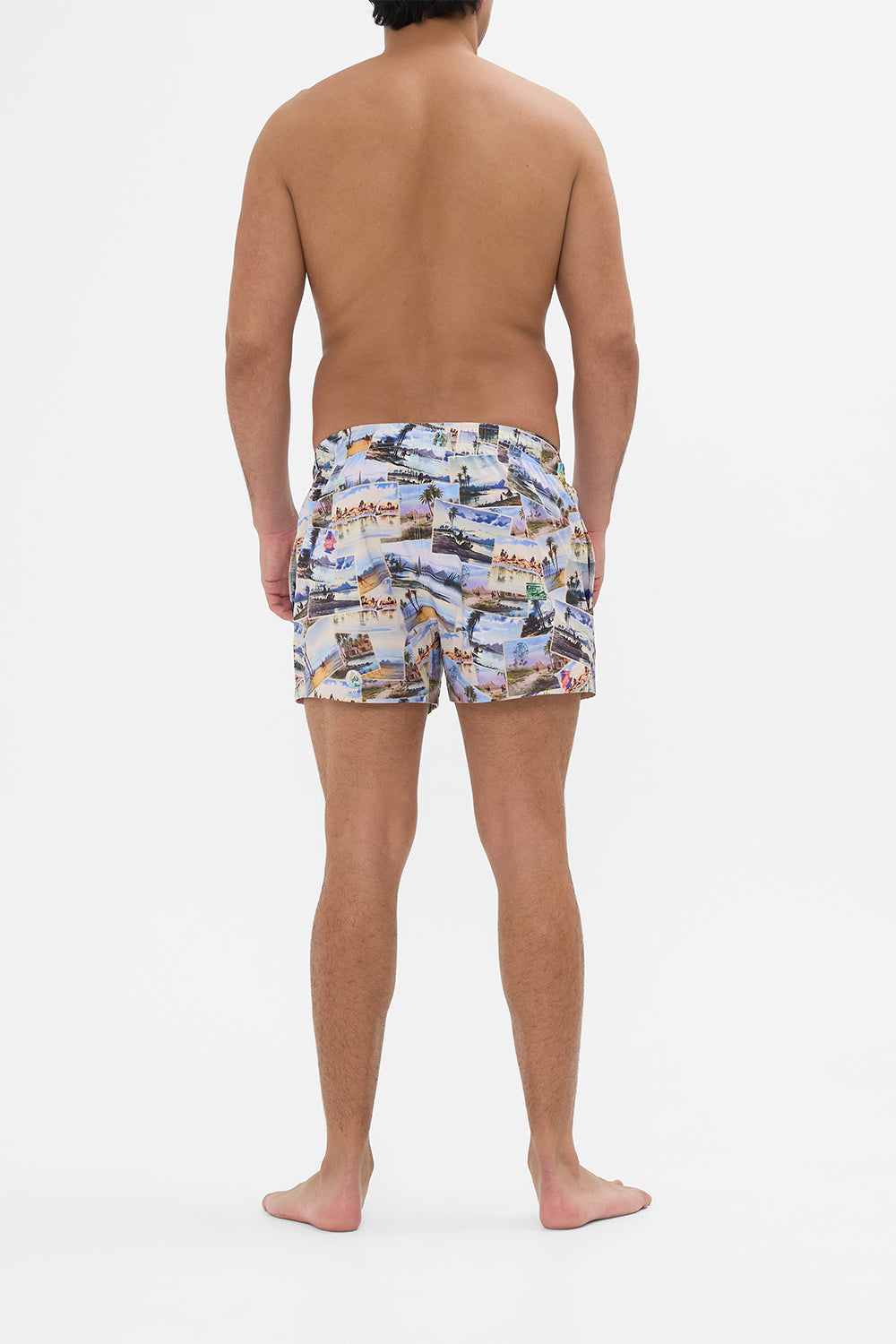 Hotel Franks By CAMILLA short swim short in Call Me in Cairo print. 