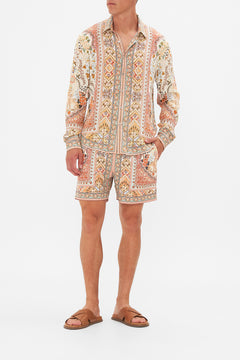 CAMILLA Collared Long Sleeve Shirt in Honour of Heirlooms print