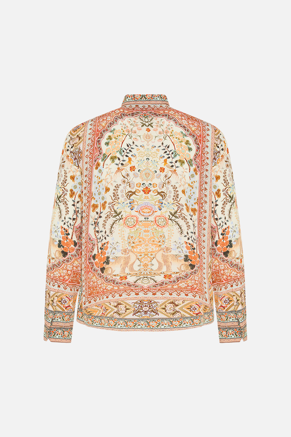 CAMILLA Collared Long Sleeve Shirt in Honour of Heirlooms print