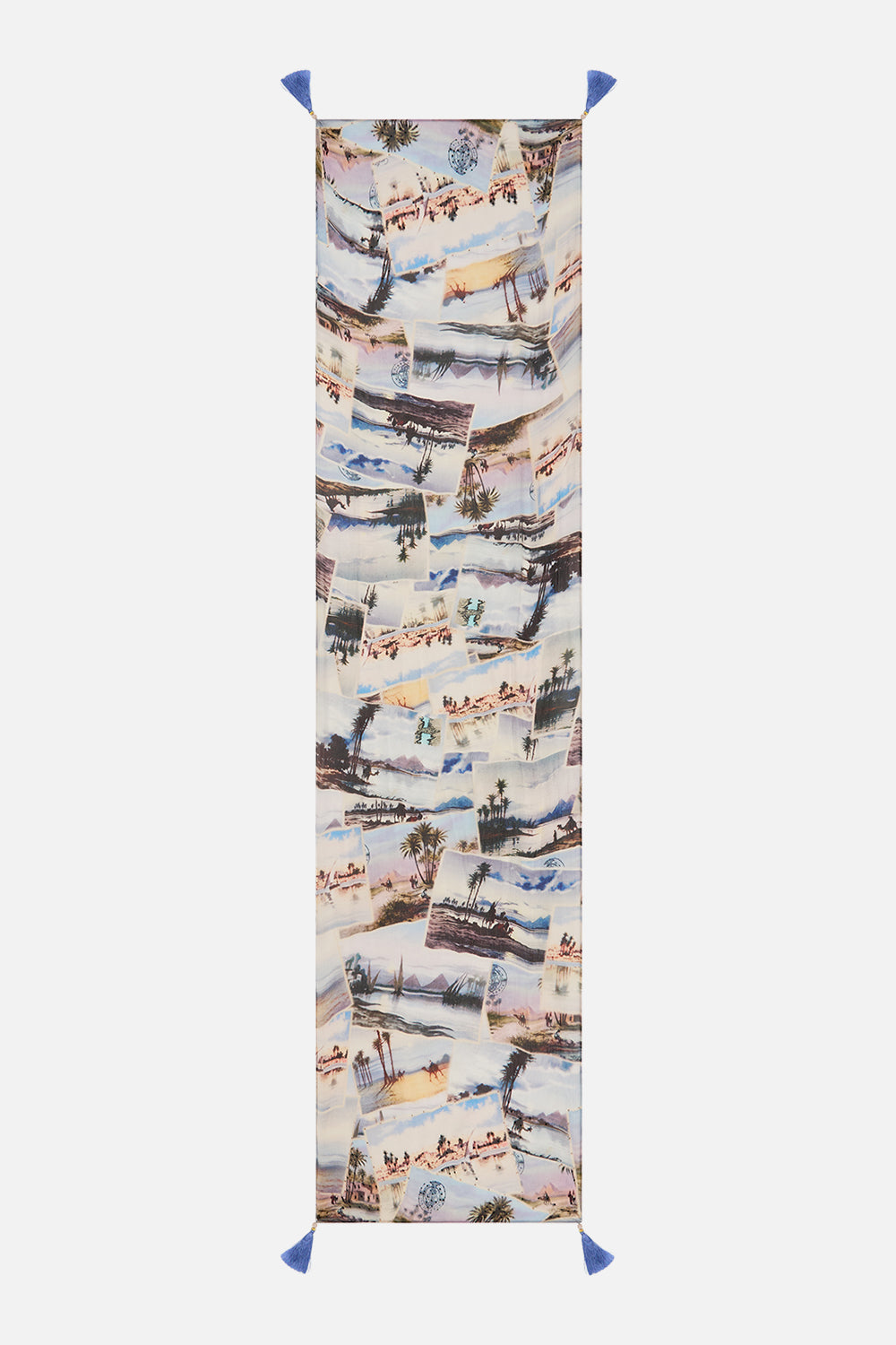 CAMILLA long scarf in Call Me in Cairo print. 