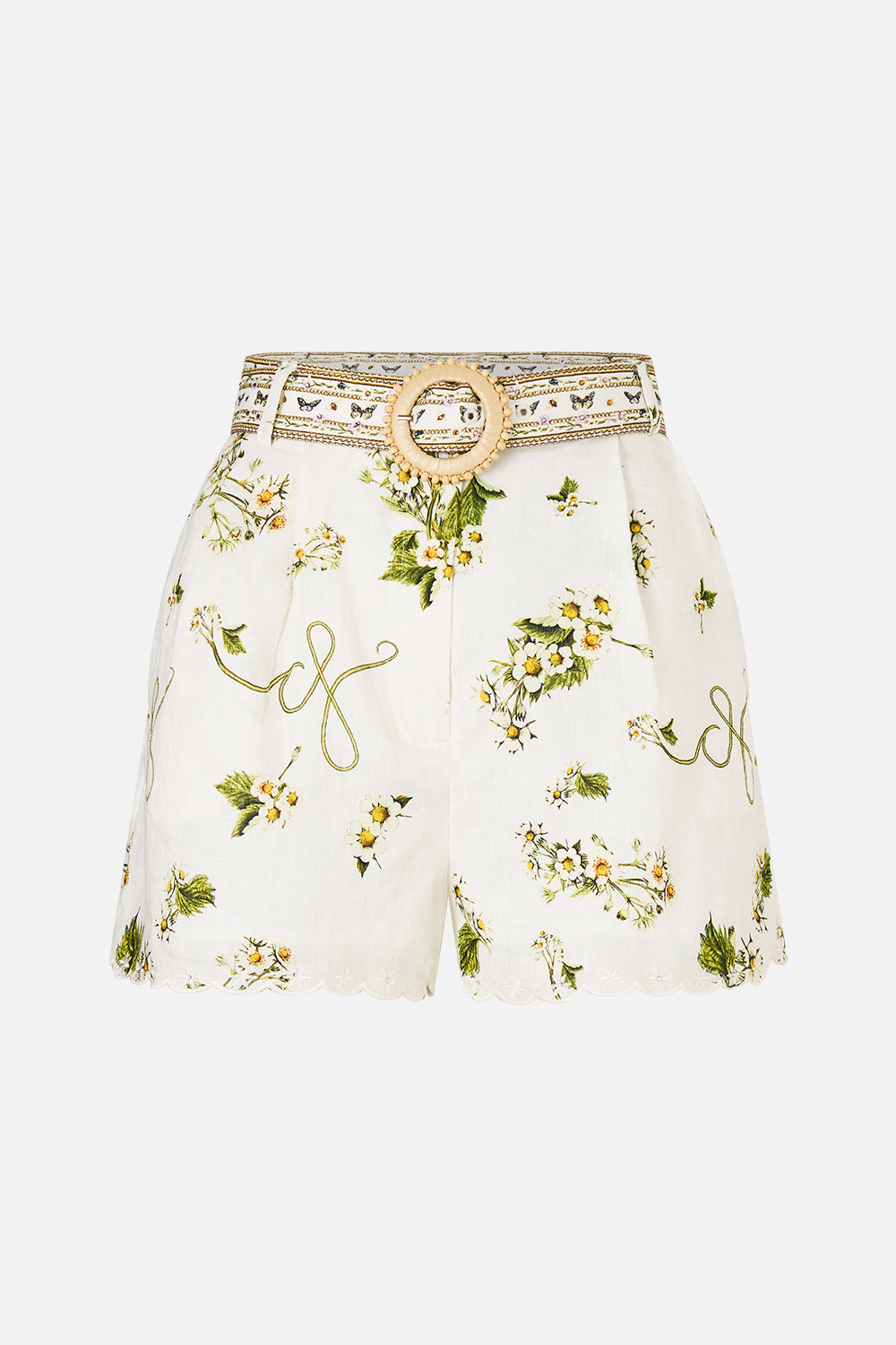 The CAMILLA Tuck Front Short in our Botanical Utopia print.