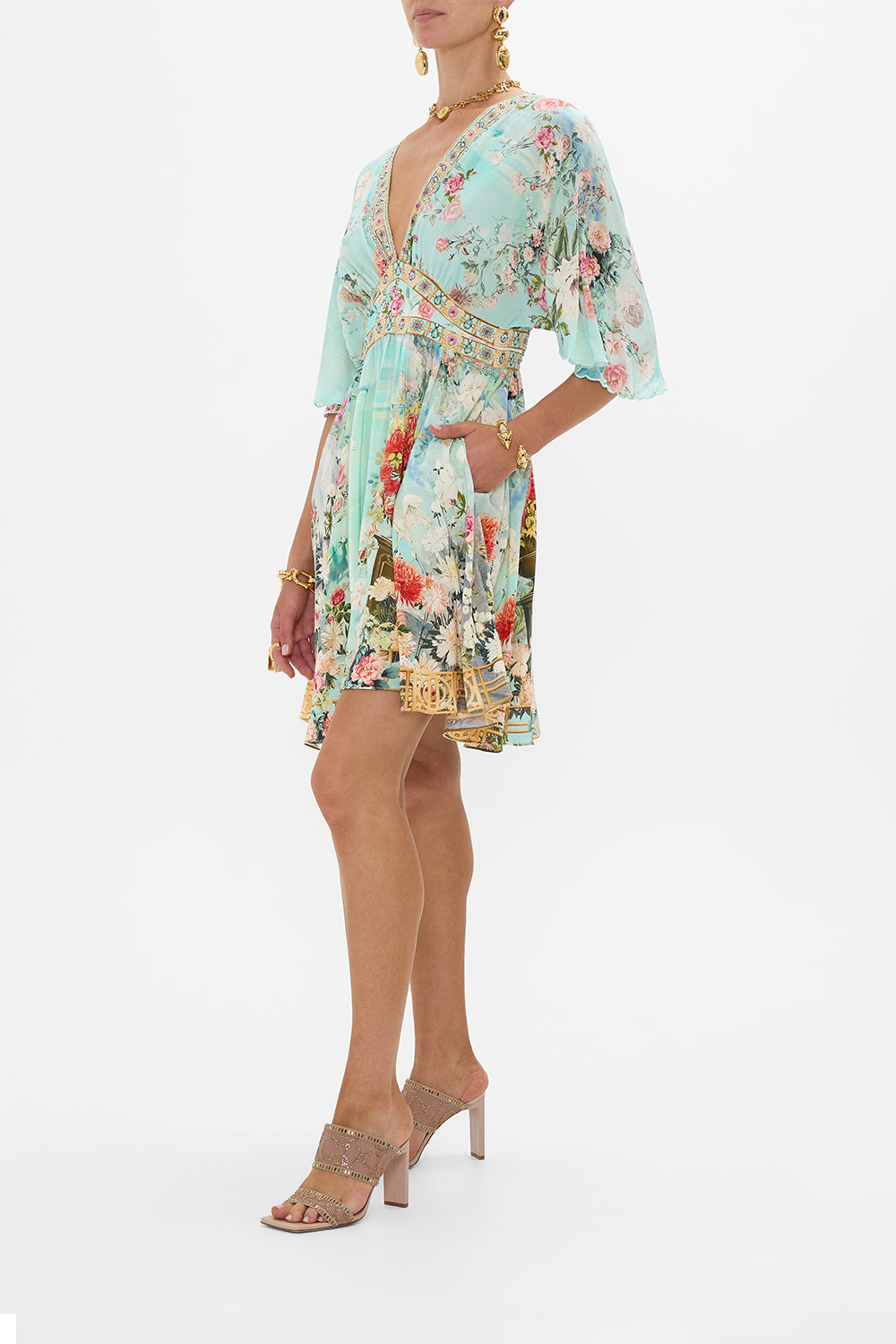 SHORT WAISTED DRESS THE JEWELLERY MUSEUM