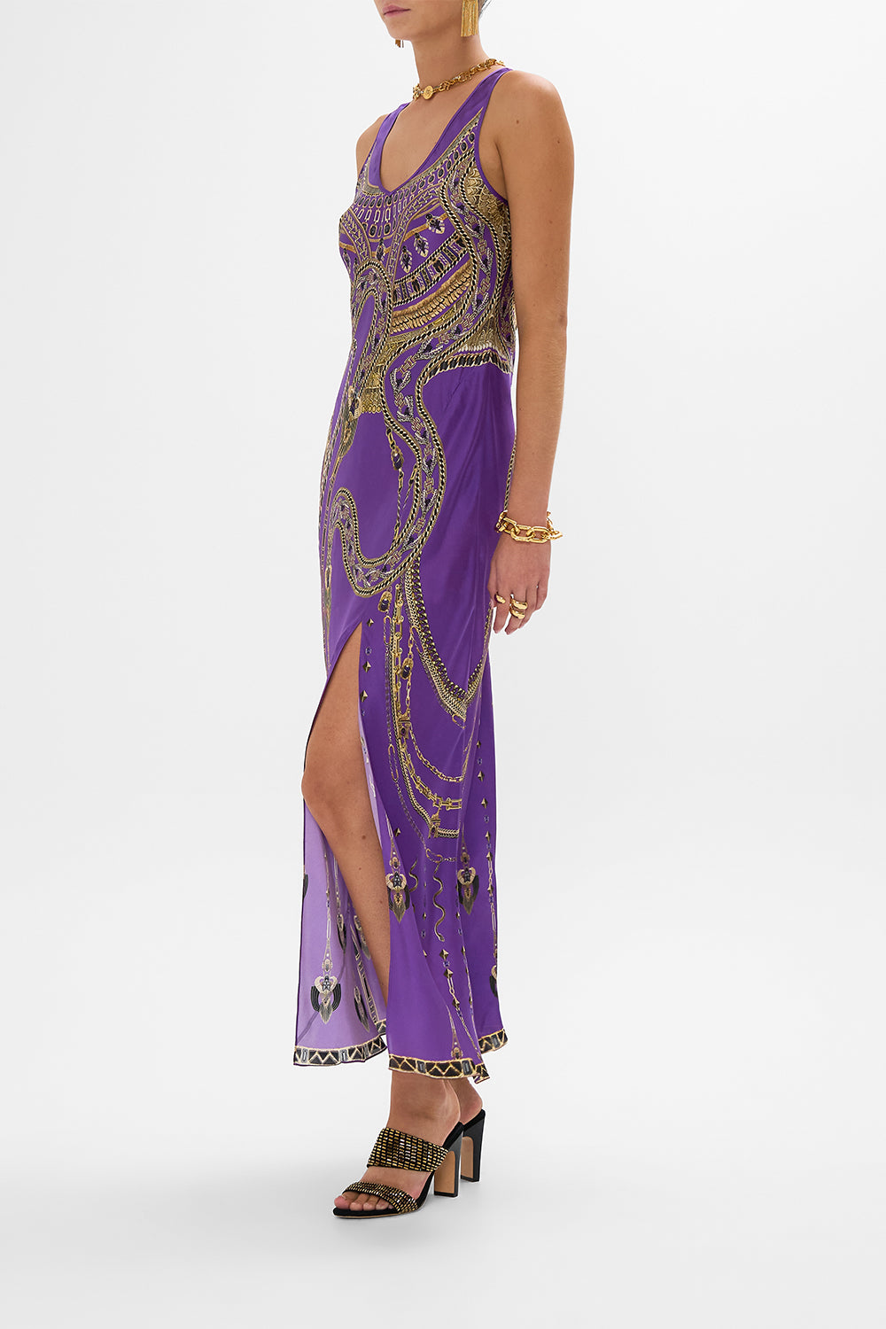 BIAS CUT TANK DRESS LUXORLAND LADY