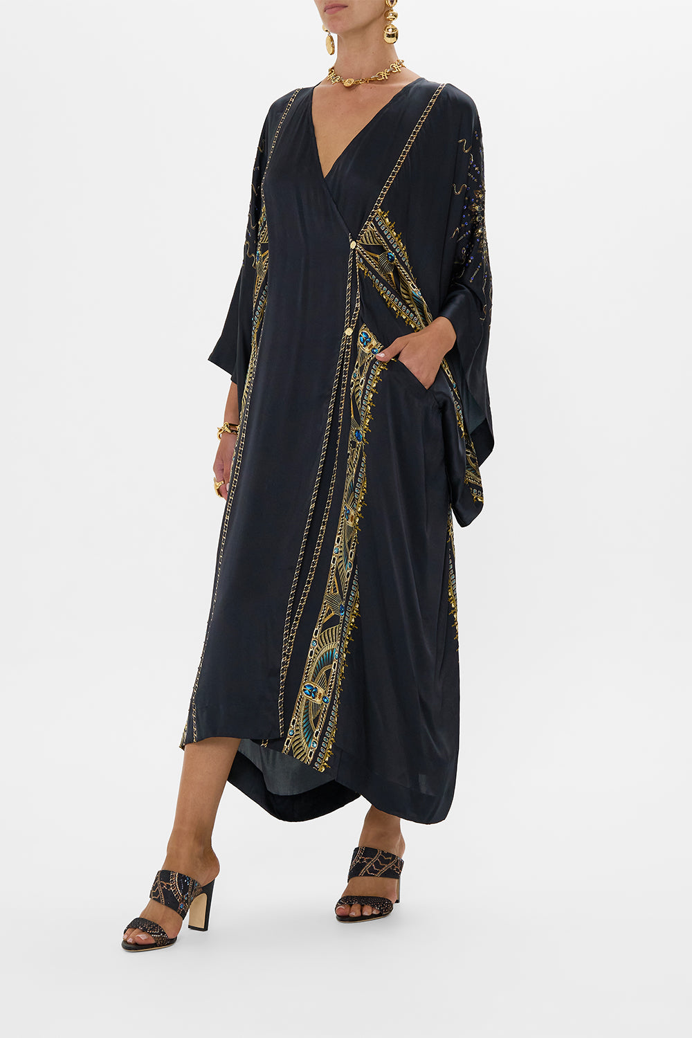 PANELLED WRAP KAFTAN CALL ME CLEOPATRA