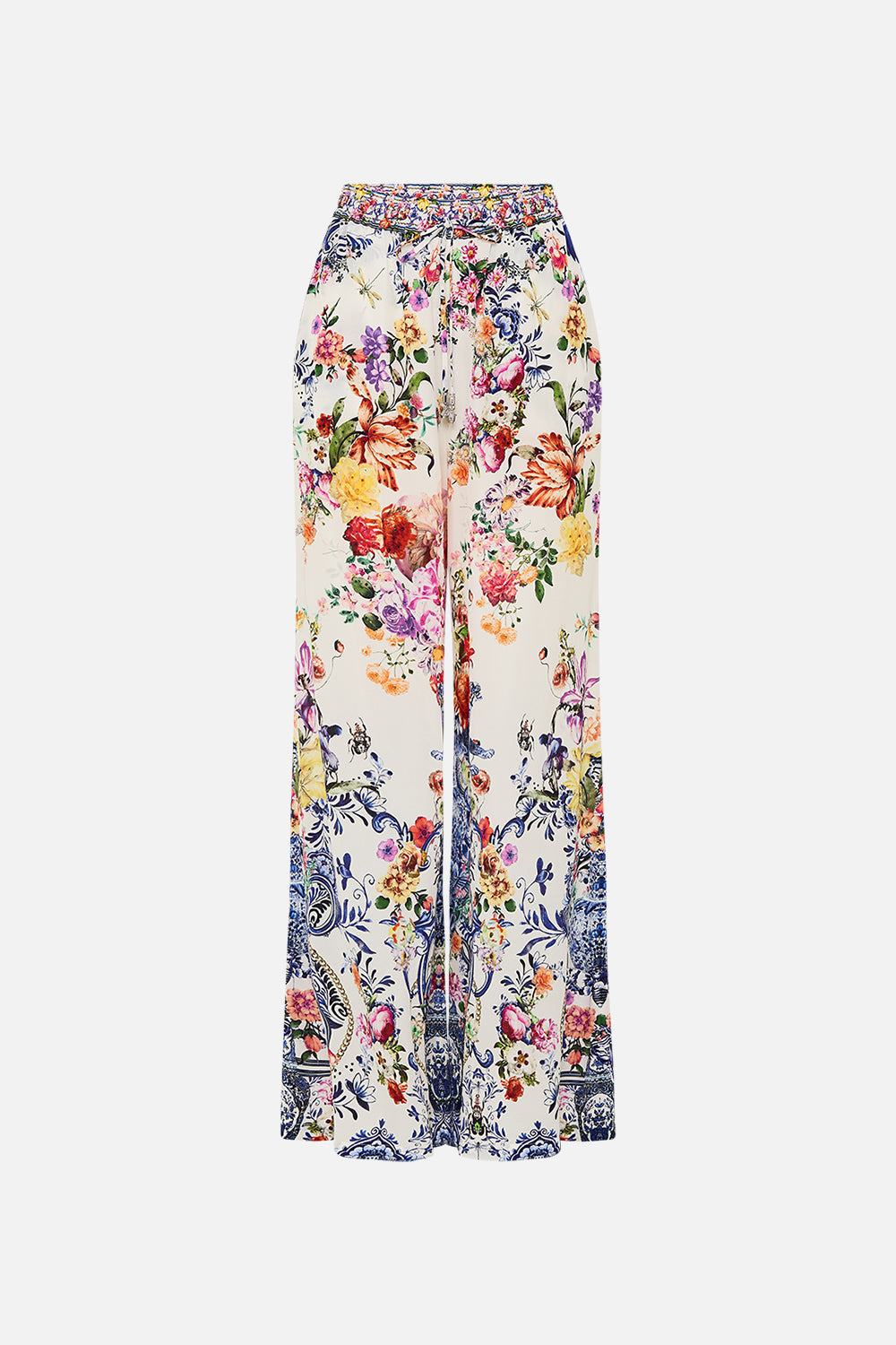CAMILLA silk pants in Dutch Is Life print