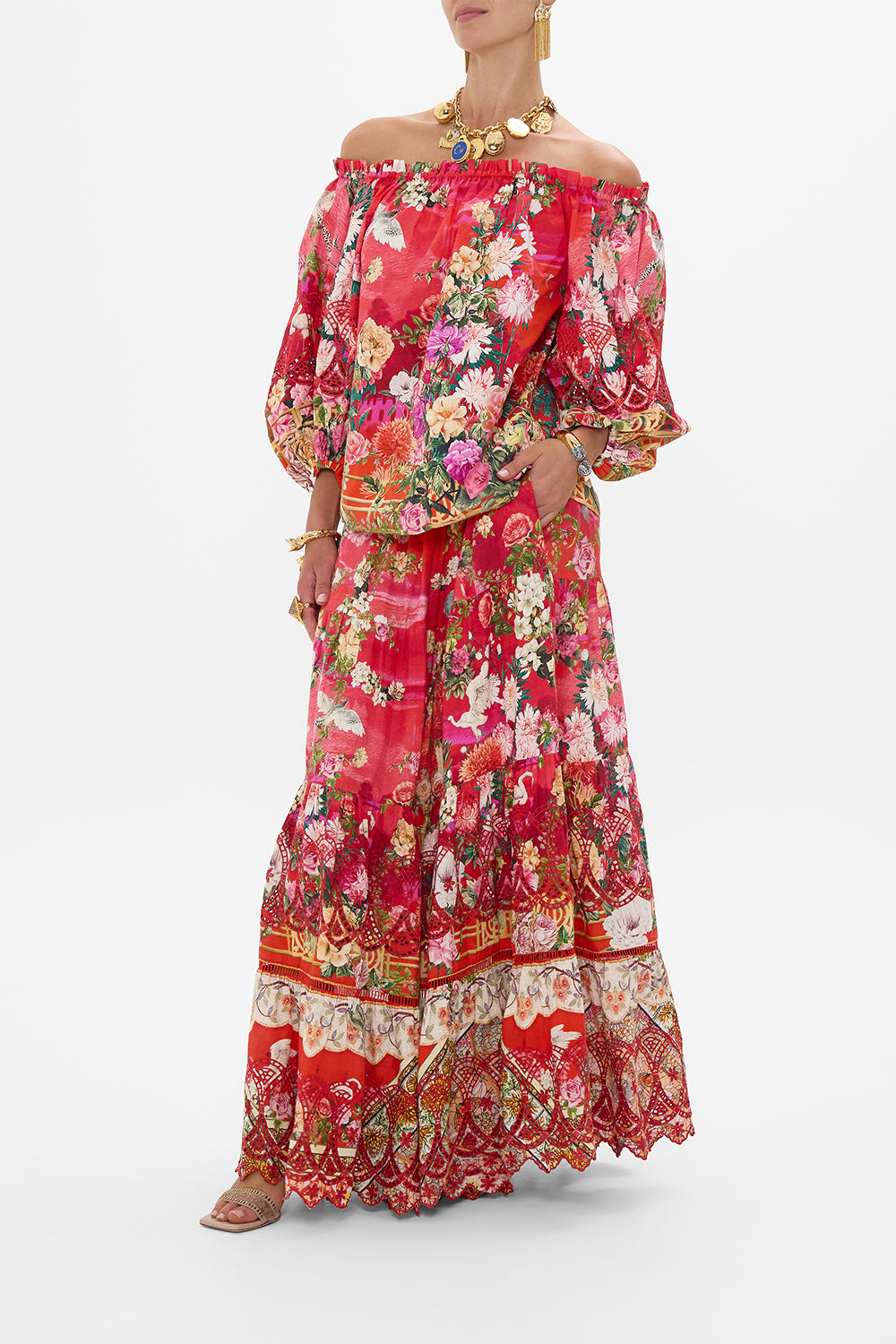 TIERED MAXI SKIRT SWEET HOME ALEXANDRIA