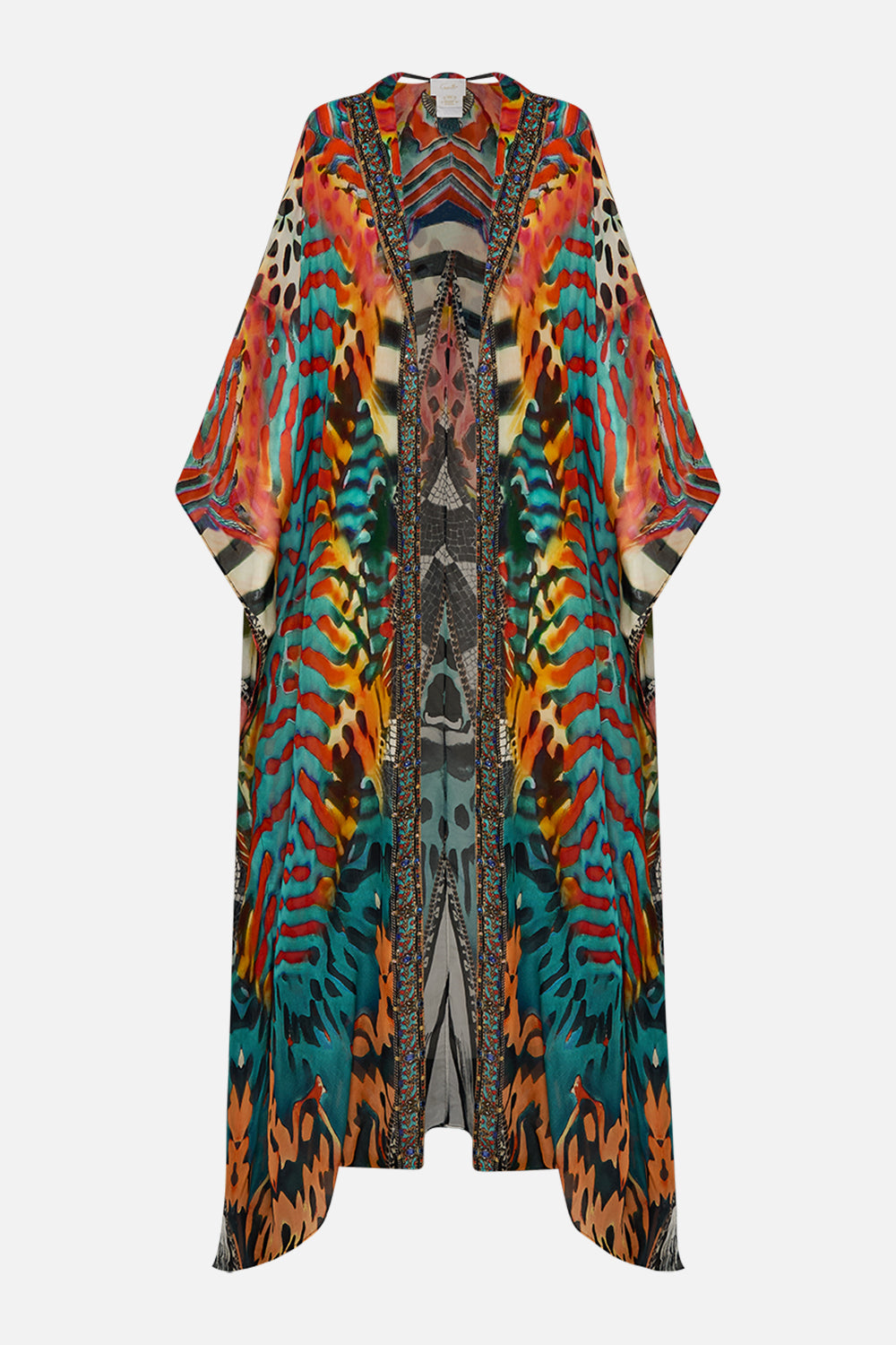 CAMILLA Oversized Robe in Desert Visions print.