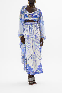 CAMILLA Long Sleeve Long Cape Dancing With Daylight