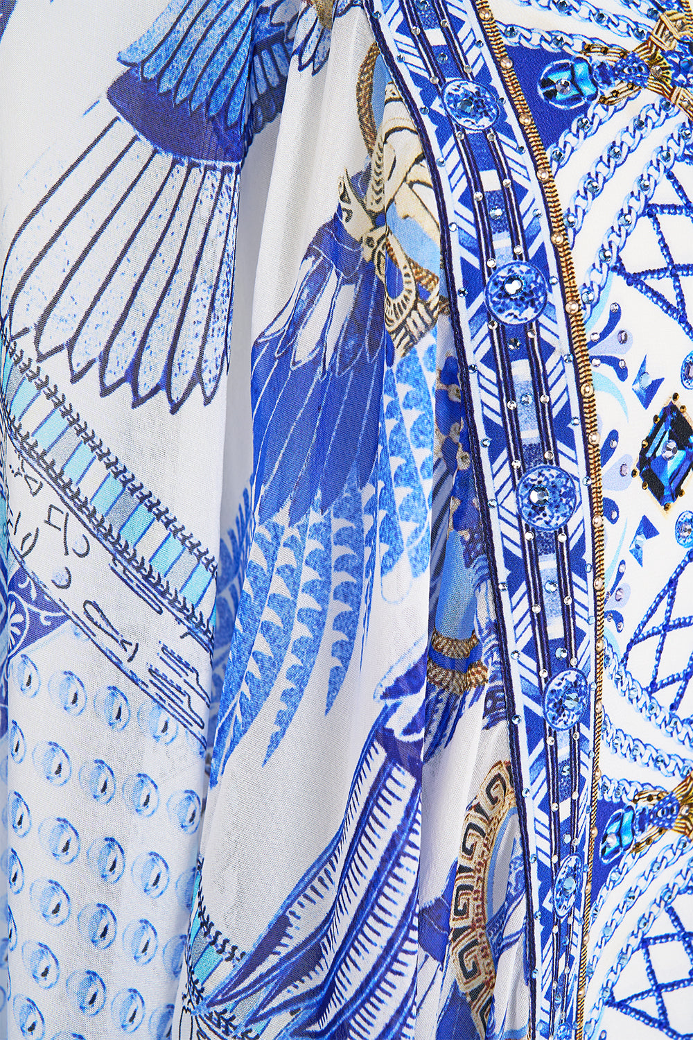 LONGE SLEEVE LONG CAPE DANCING WITH DAYLIGHT