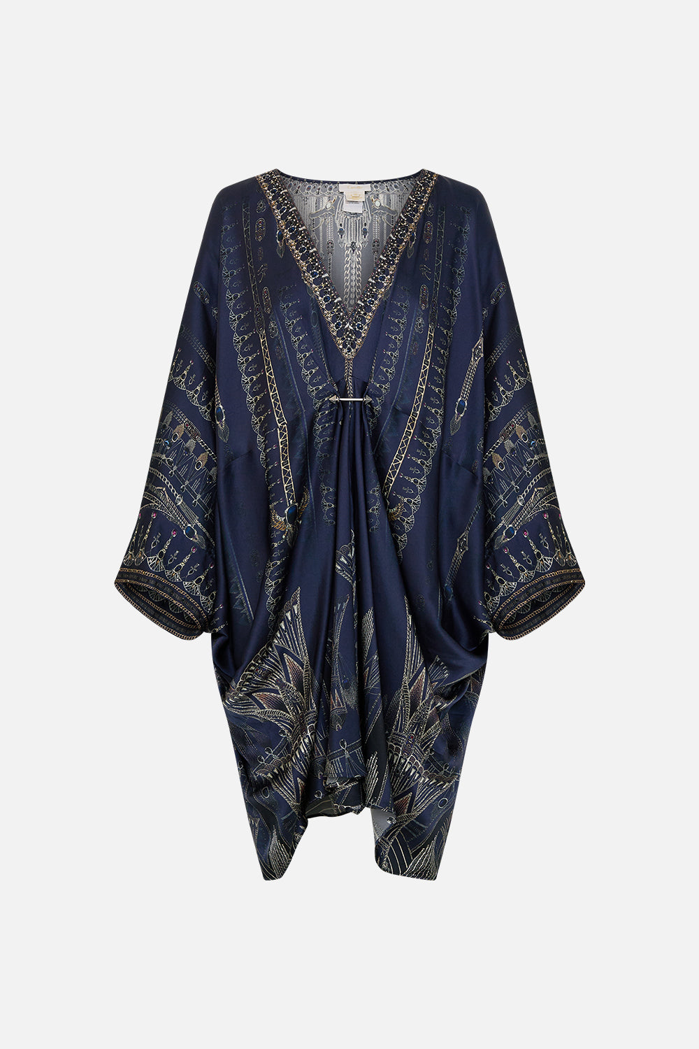 PIERCED V NECK SHORT KAFTAN THE EGYPT EFFECT