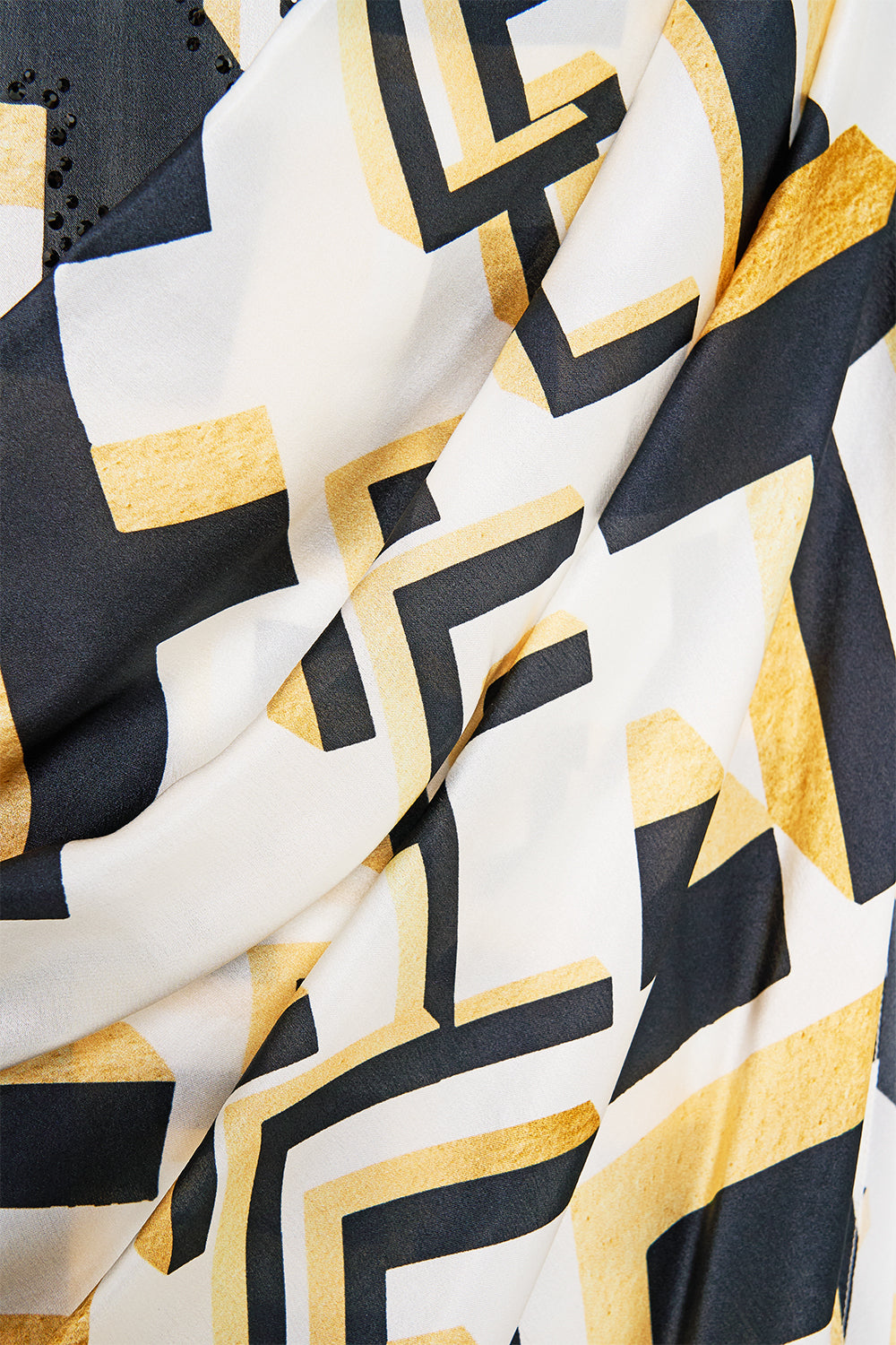 V NECK GATHERED SHOULDER DRAPED KAFTAN TEMPLES OF DENDARA