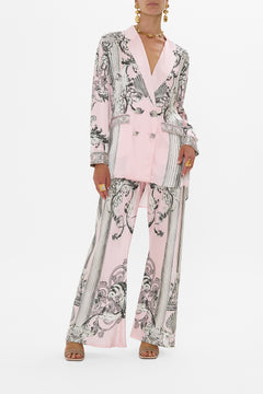 CAMILLA Double Breasted Soft Jacket in Cave Of Wonders print