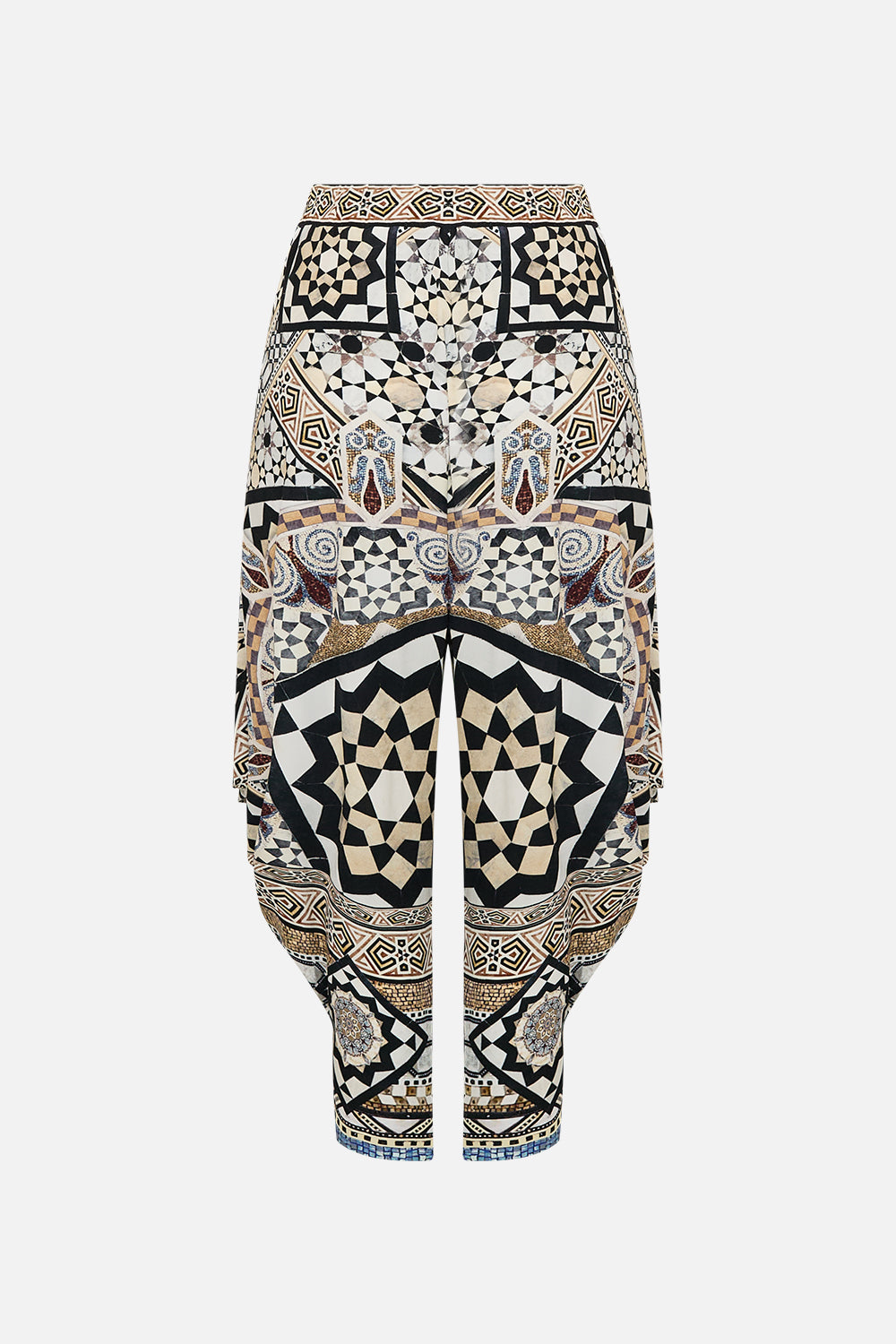 CAMILLA Jersey Drape Pant with Pocket in Make Me Your Mosaic Print