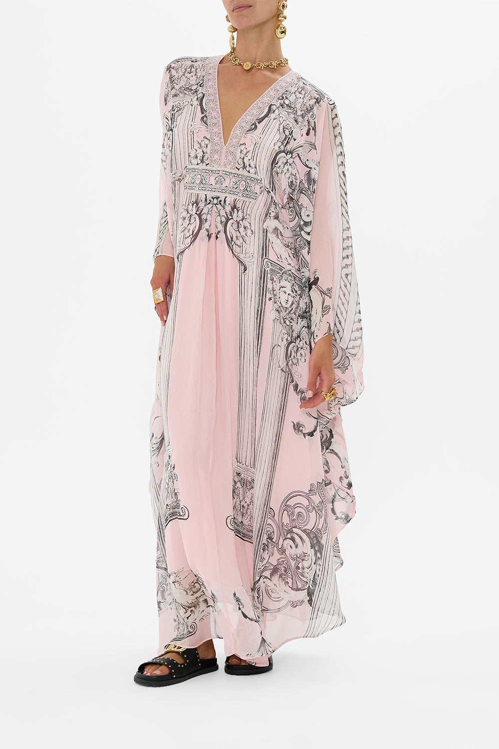 LONG KAFTAN WITH WAIST DETAIL CAVE OF WONDERS