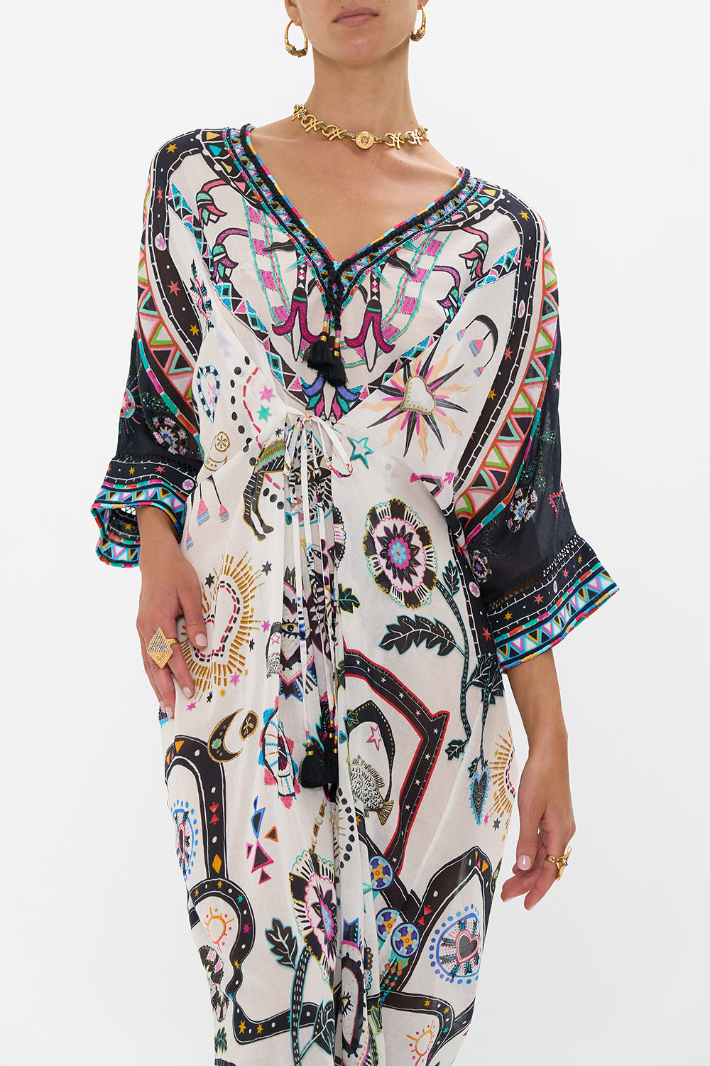 TUCK FRONT KAFTAN NUBIAN WONDERLAND